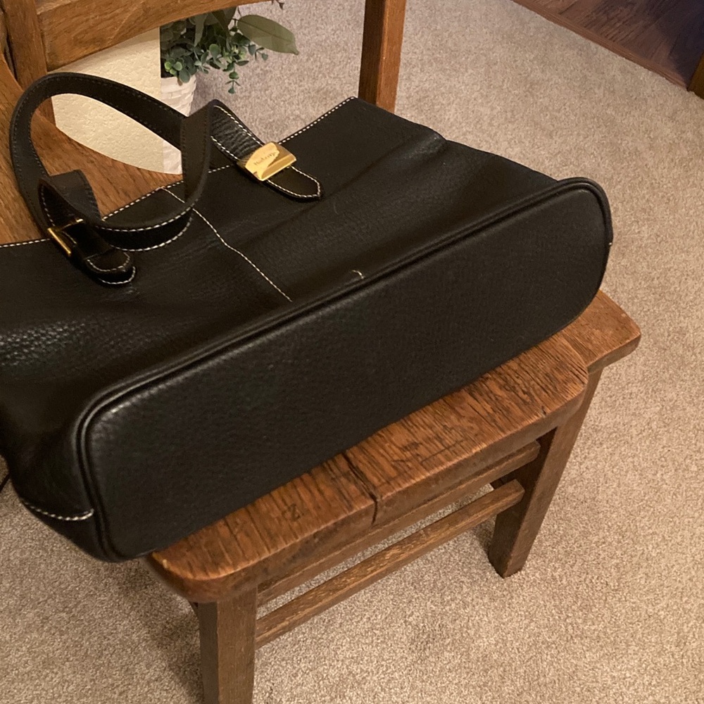 Burberrys London Calfskin Pebbled Leather Tote w/Nova Check Interior Vintage EUC - Picture 13 of 13